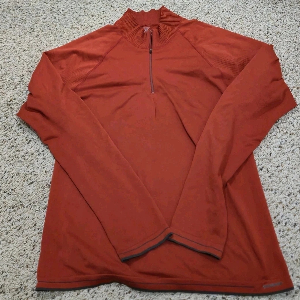 Patagonia Men's Zip Up Sweater - Rust Red